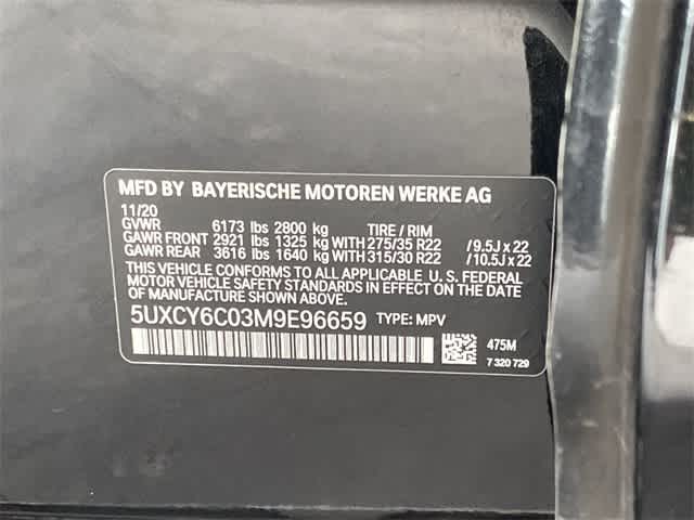 2021 BMW X6 xDrive40i 20