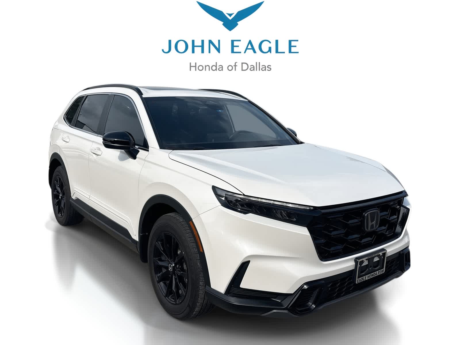 Platinum White Pearl 2025 Honda CR-V Hybrid Sport AWD SUV / Crossover All-Wheel Drive Continuously Variable Transmission