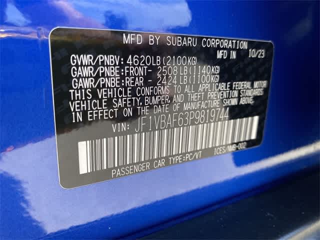 2023 Subaru WRX Premium 20