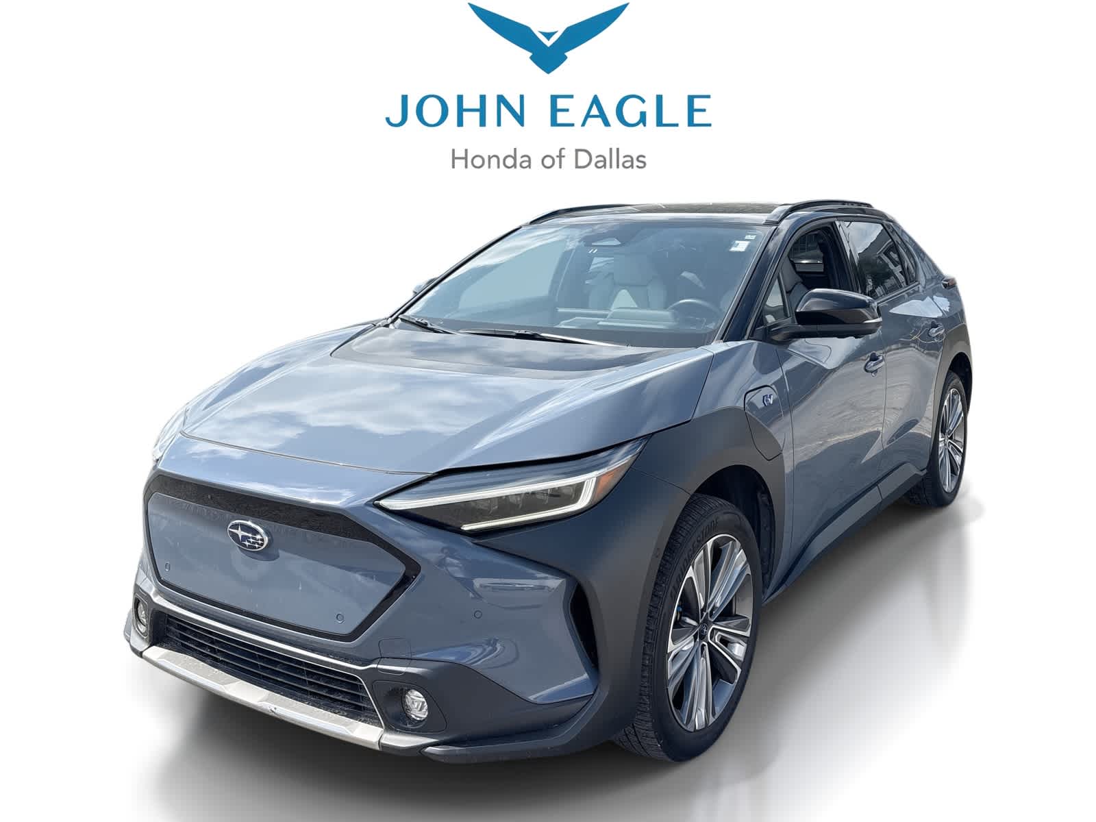 Harbor Mist Gray Pearl 2-Tone 2023 Subaru Solterra Touring AWD SUV / Crossover All-Wheel Drive 1-Speed Automatic