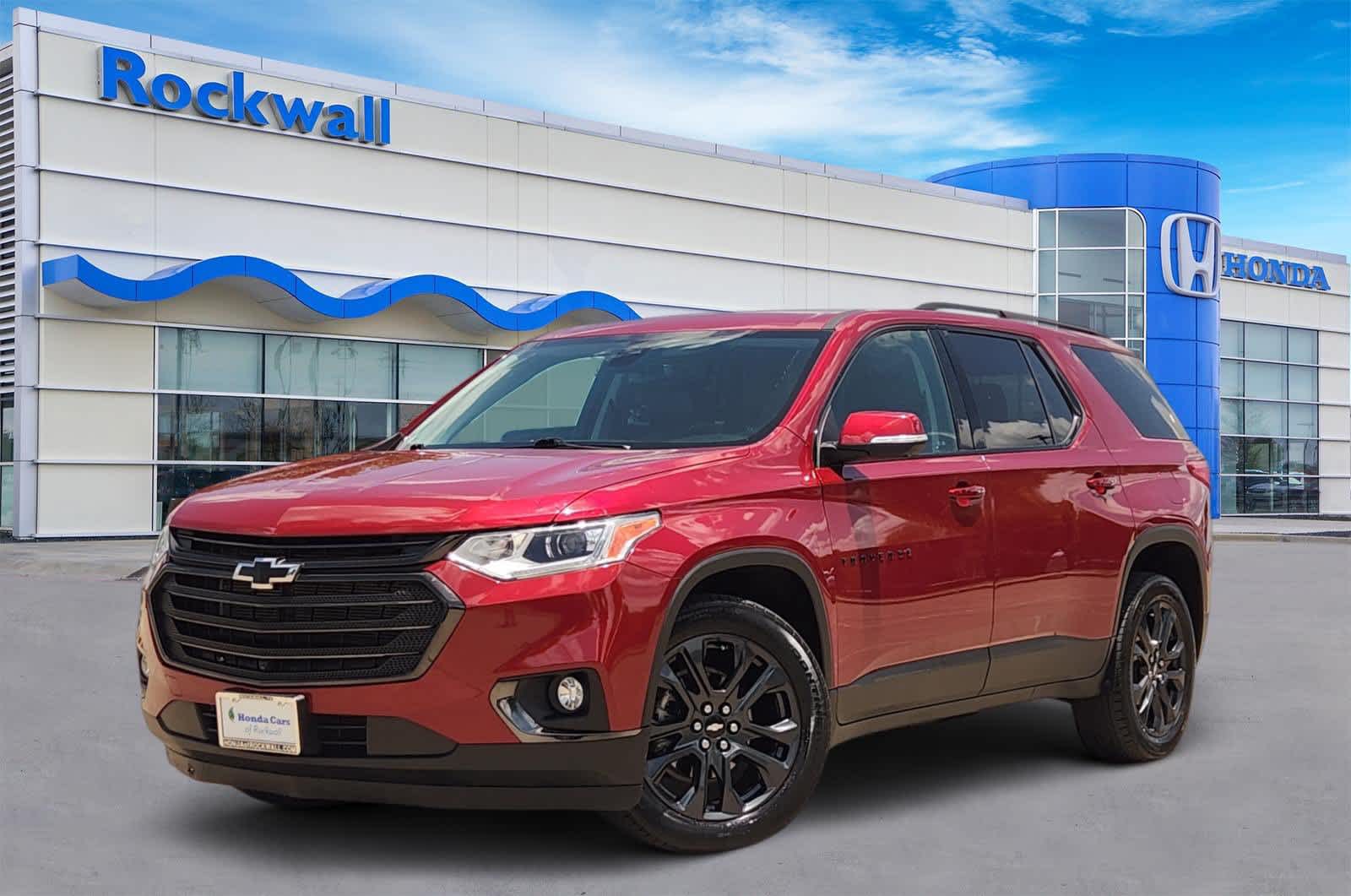 Cajun Red Tintcoat 2021 Chevrolet Traverse SUV / Crossover Four-Wheel Drive 9-Speed Automatic