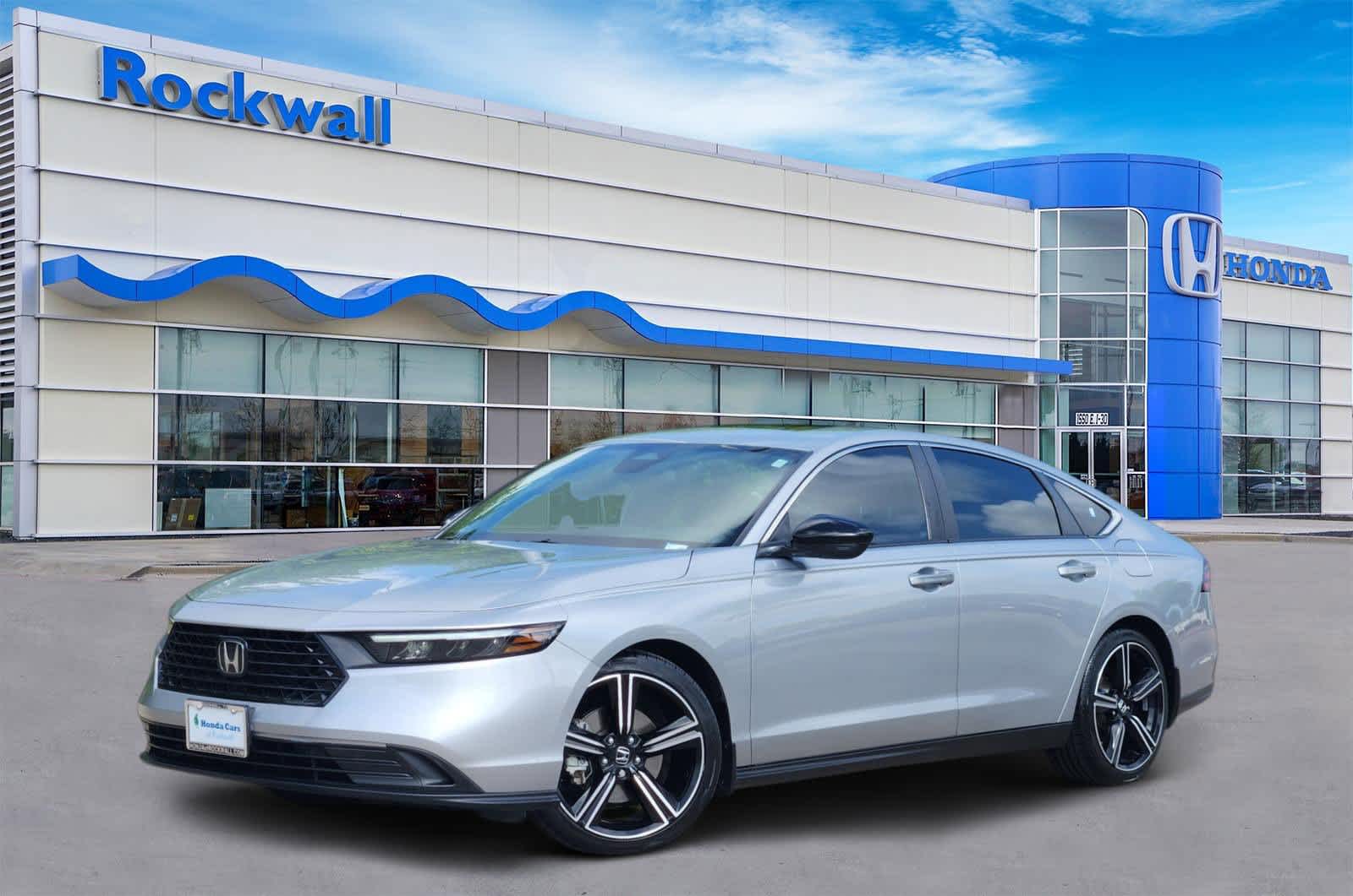 Solar Silver Metallic 2024 Honda Accord Hybrid Sport FWD Sedan Front-Wheel Drive Continuously Variable Transmission