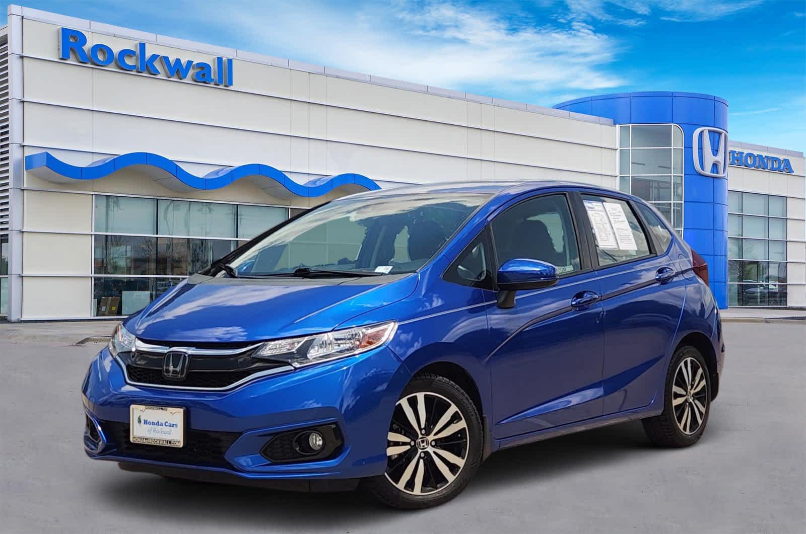 Aegean Blue Metallic 2020 Honda Fit Hatchback Front-Wheel Drive Continuously Variable Transmission