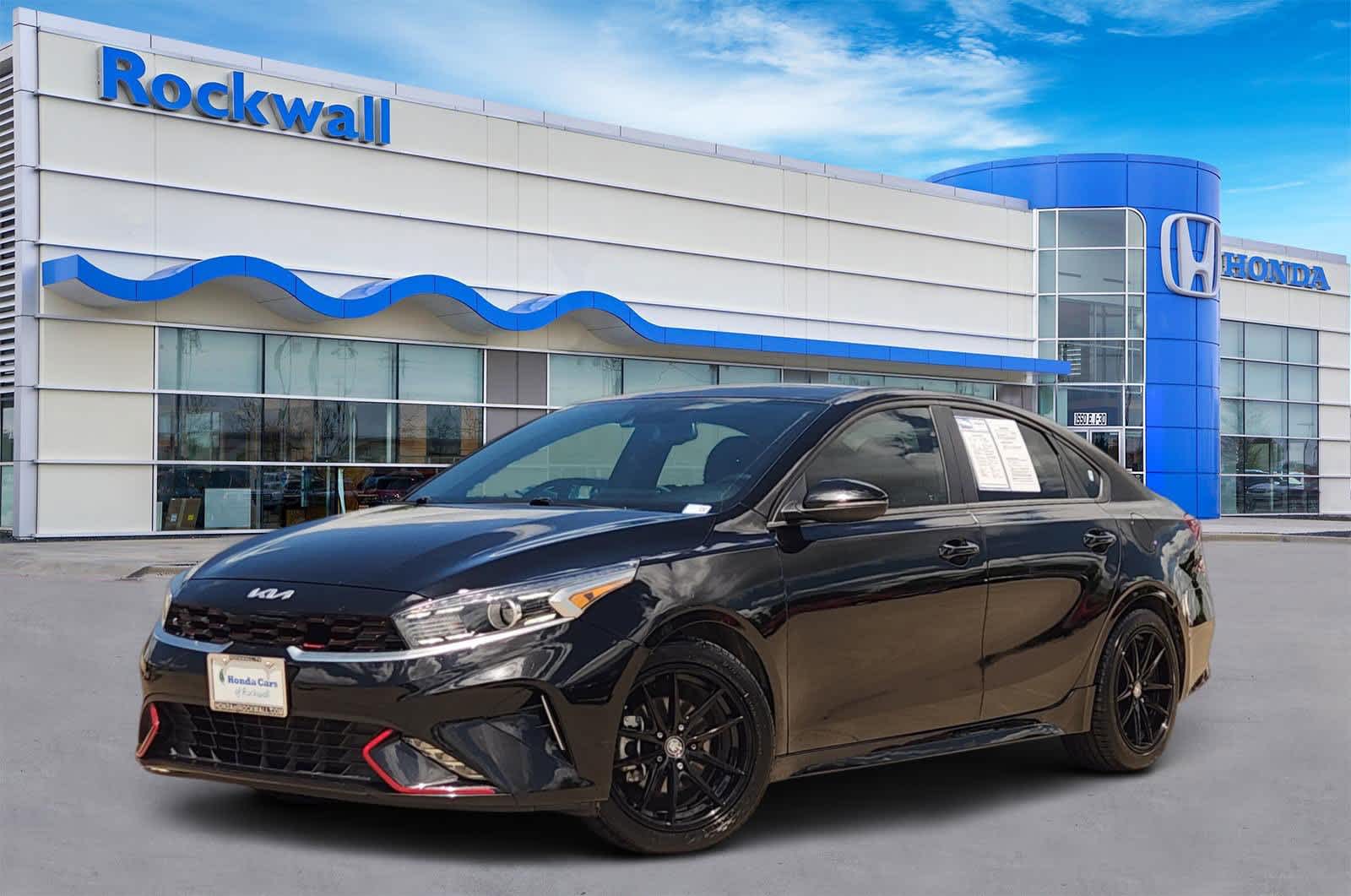Aurora Black 2022 Kia Forte GT-Line FWD Sedan Front-Wheel Drive Continuously Variable Transmission