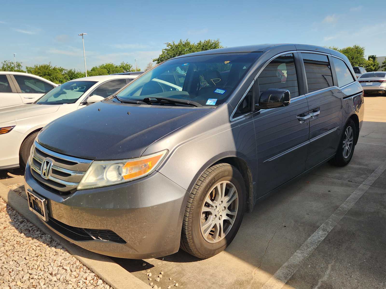 Gray 2012 Honda Odyssey Minivan 5-Speed Automatic
