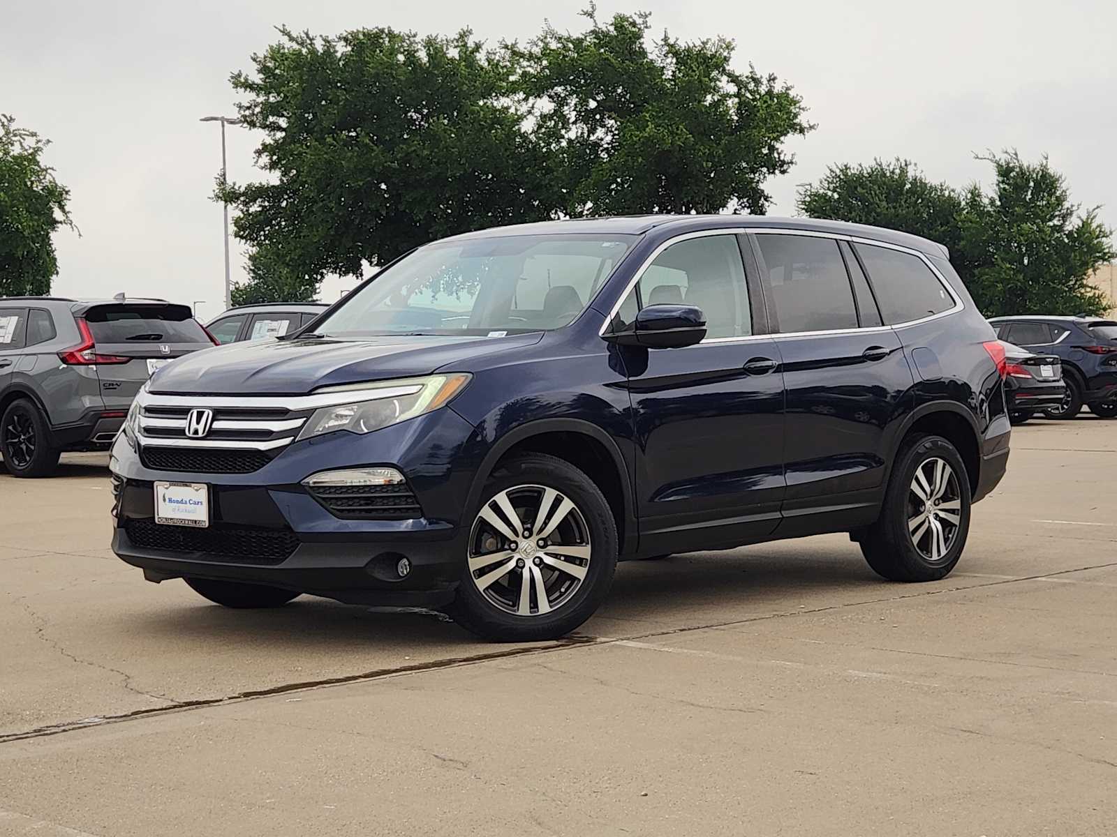 Black (Obsidian Blue Pearl) 2016 Honda Pilot EX-L AWD SUV / Crossover All-Wheel Drive 6-Speed Automatic