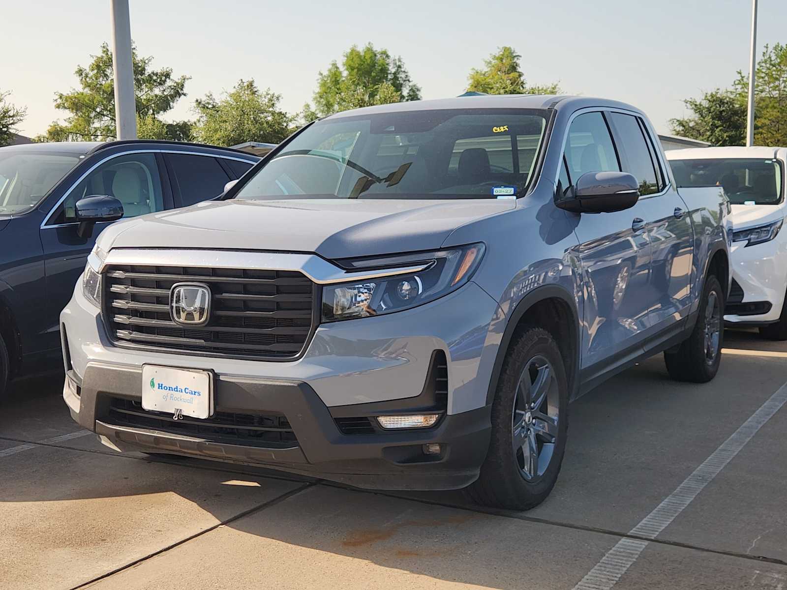 Sonic Gray Pearl 2023 Honda Ridgeline Pickup Truck All-Wheel Drive 9-Speed Automatic