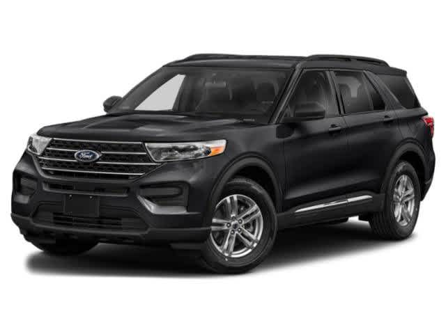 Agate Black Metallic 2020 Ford Explorer XLT RWD SUV / Crossover Rear-Wheel Drive Automatic
