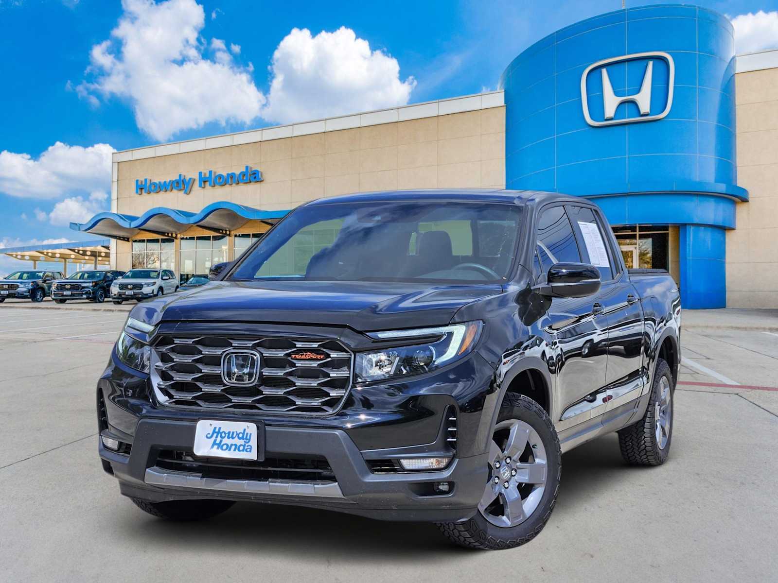 Crystal Black Pearl 2024 Honda Ridgeline TrailSport AWD Pickup Truck All-Wheel Drive 9-Speed Automatic