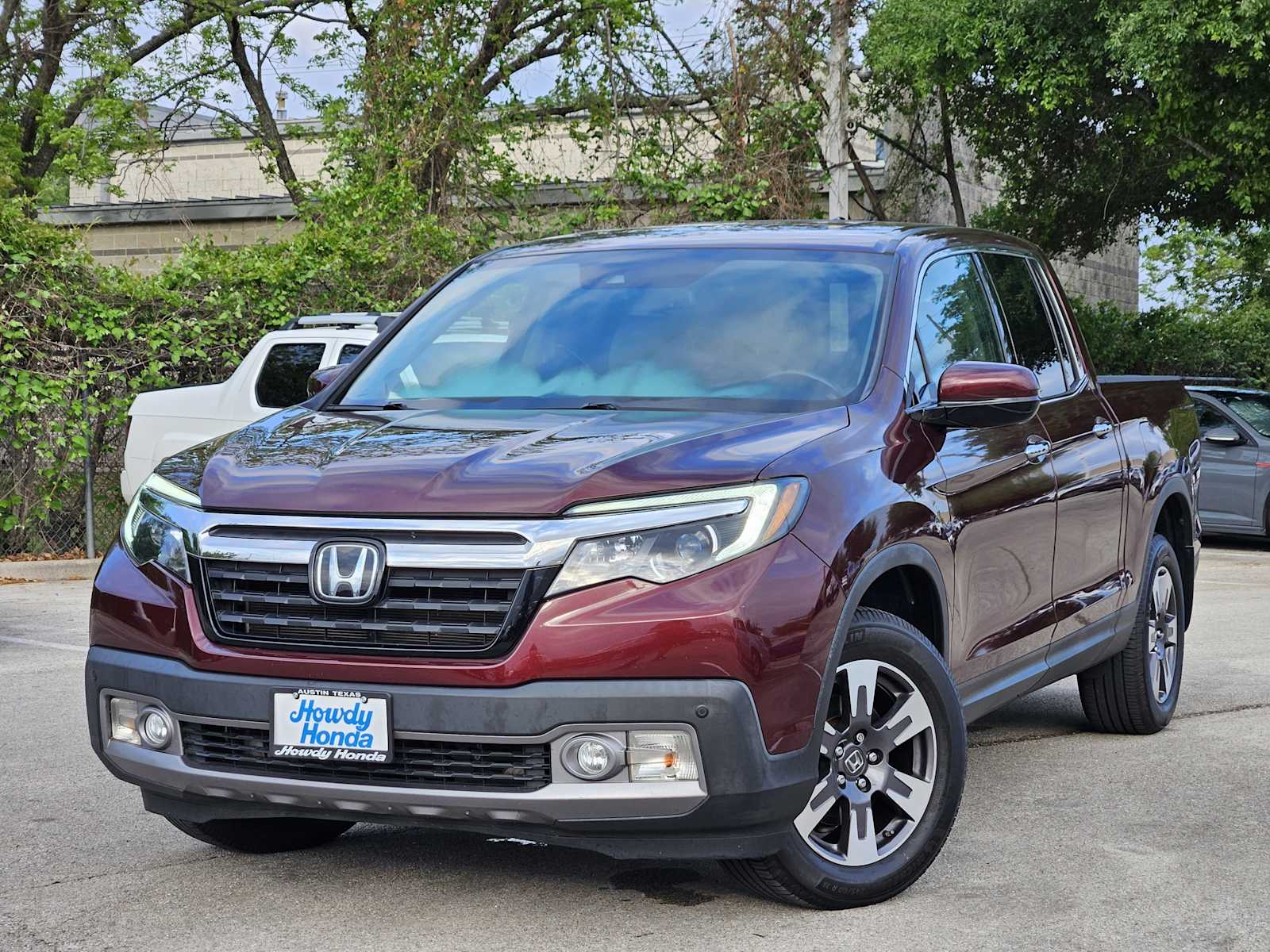 Red (Deep Scarlet Pearl) 2019 Honda Ridgeline RTL-E AWD Pickup Truck All-Wheel Drive 6-Speed Automatic