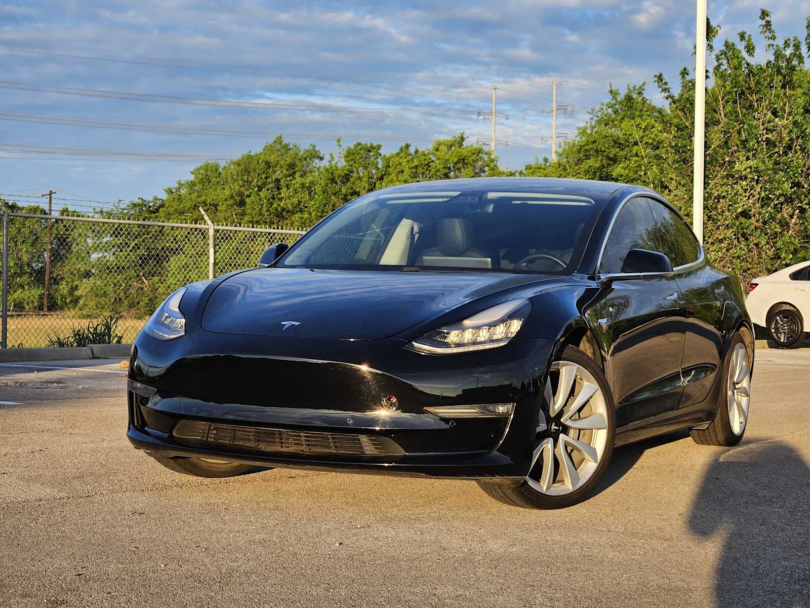 Black 2019 Tesla Model 3 Performance AWD Sedan All-Wheel Drive 1-Speed Automatic