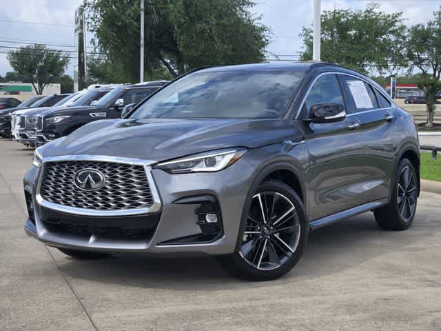 Gray (Graphite Shadow) 2025 INFINITI QX55 Luxe AWD SUV / Crossover All-Wheel Drive Continuously Variable Transmission