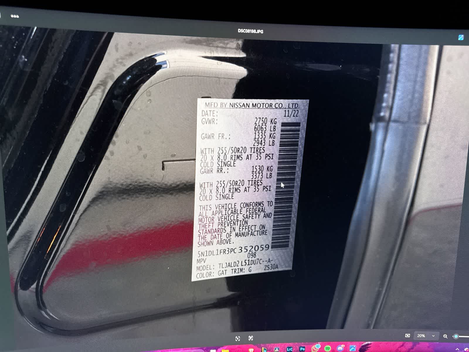 Mineral Black 2023 INFINITI QX60 Luxe FWD SUV / Crossover Front-Wheel Drive 9-Speed Automatic