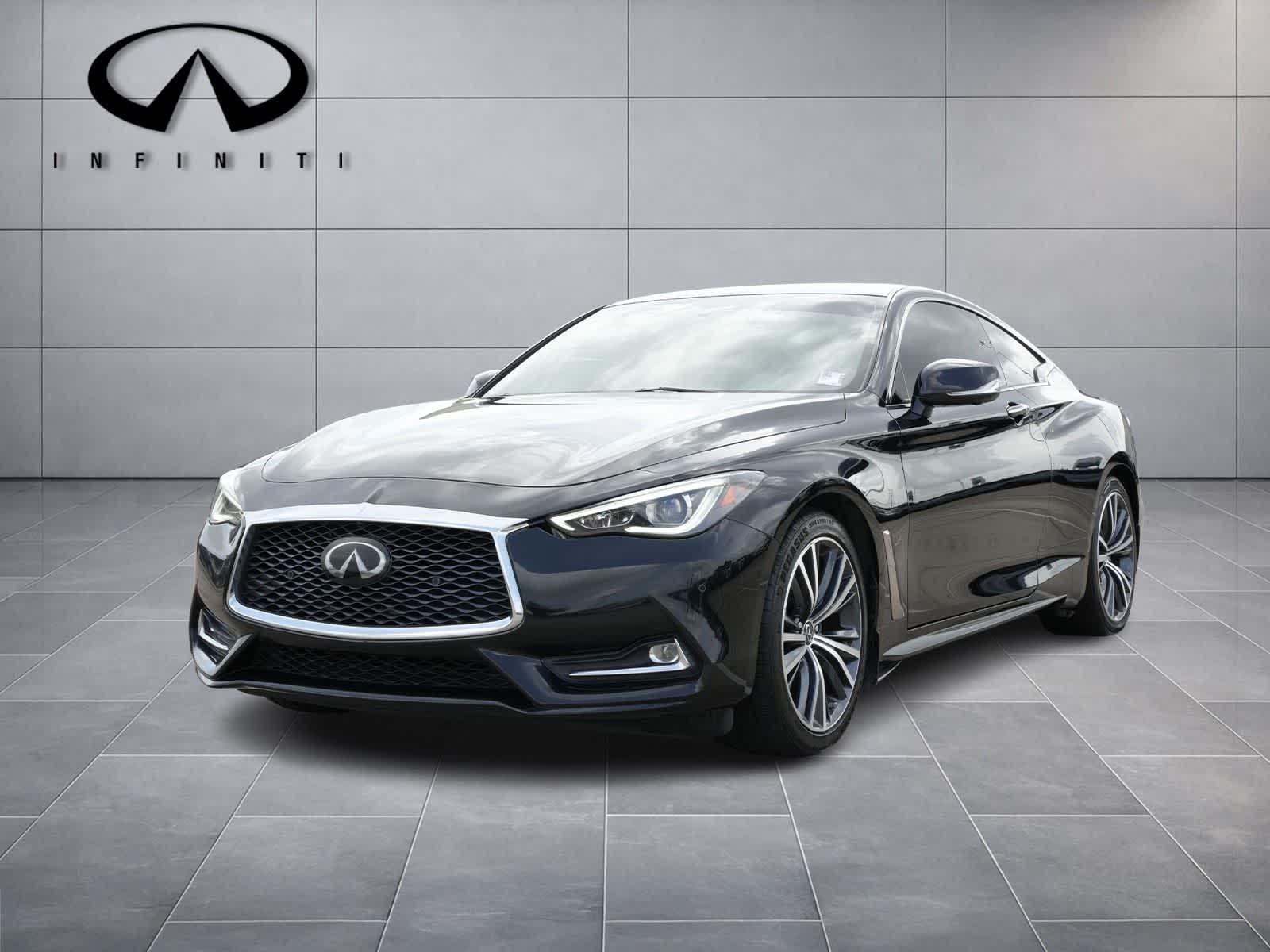 Black Obsidian 2022 INFINITI Q60 Coupe All-Wheel Drive 7-Speed Automatic