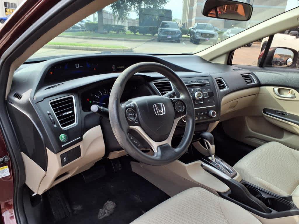 Used 2014 Honda Civic LX with VIN 19XFB2F58EE035421 for sale in Katy, TX