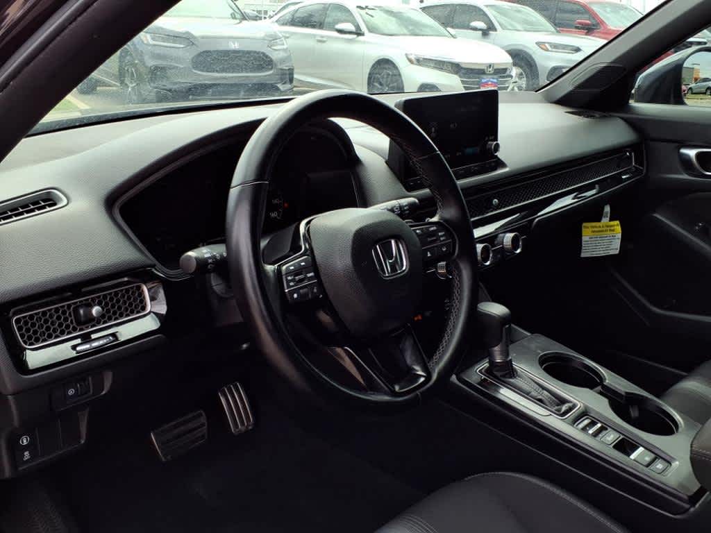 Used 2024 Honda Civic Hatchback Sport with VIN 19XFL2H88RE015387 for sale in Katy, TX