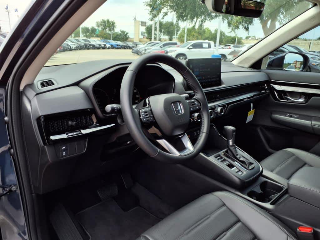 Certified 2025 Honda CR-V EX-L with VIN 2HKRS3H7XSH330111 for sale in Katy, TX