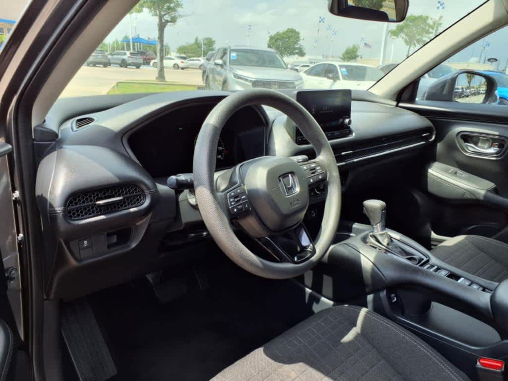 Certified 2023 Honda HR-V LX with VIN 3CZRZ1H30PM728260 for sale in Katy, TX