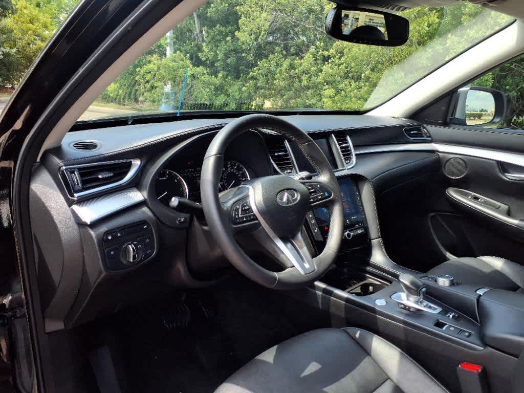 Used 2021 INFINITI QX50 Luxe with VIN 3PCAJ5BB1MF123505 for sale in Katy, TX
