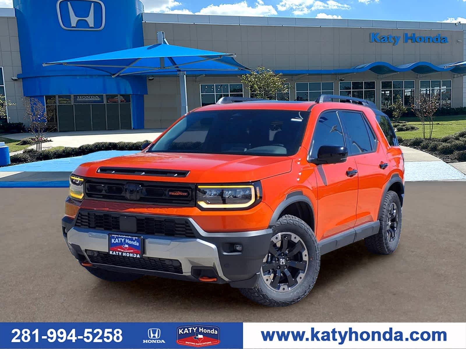 Sunset Orange 2026 Honda Passport TrailSport Elite AWD SUV / Crossover All-Wheel Drive Automatic