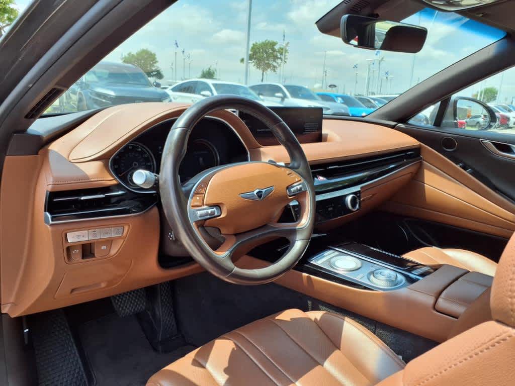 Used 2021 GENESIS G80 Base with VIN KMTGB4SCXMU073206 for sale in Katy, TX
