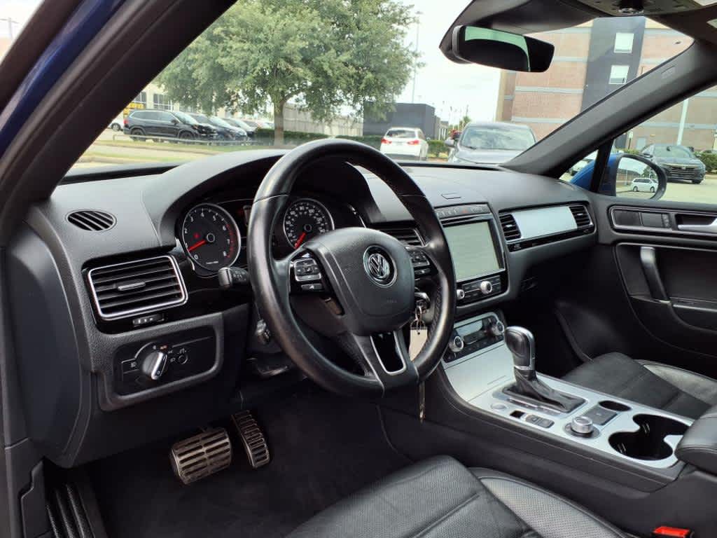 Used 2017 Volkswagen Touareg Wolfsburg Edition with VIN WVGRF7BP9HD006551 for sale in Katy, TX
