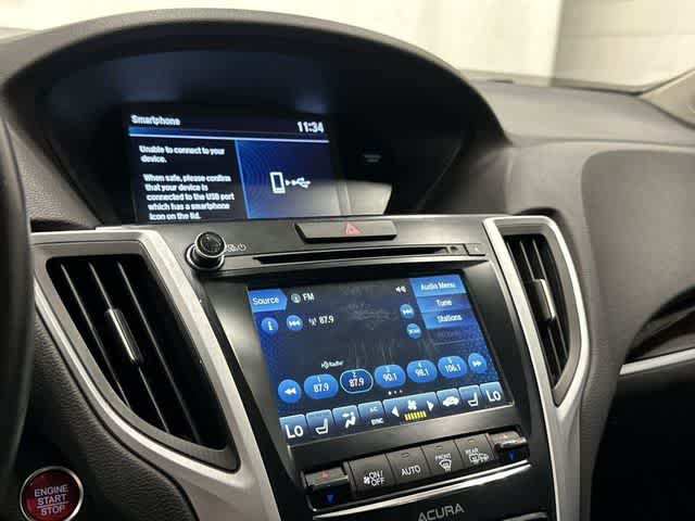 2019 Acura TLX w/Technology Pkg Platinum White Pearl at Group 1 Toyota Southwest