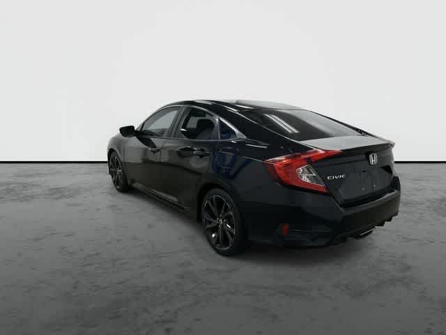 2020 Honda Civic Sedan Sport Crystal Black Pearl at Westside Kia