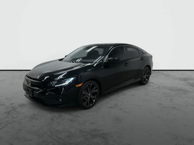 2020 Honda Civic Sedan Sport Crystal Black Pearl at Westside Kia