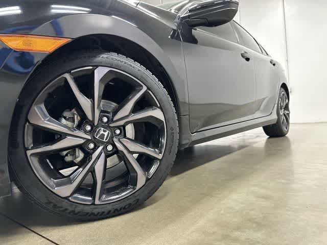 2020 Honda Civic Sedan Sport Crystal Black Pearl at Westside Kia