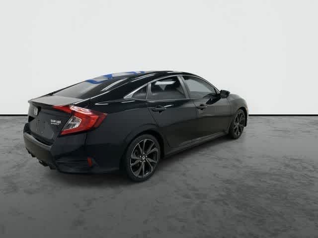 2020 Honda Civic Sedan Sport Crystal Black Pearl at Westside Kia