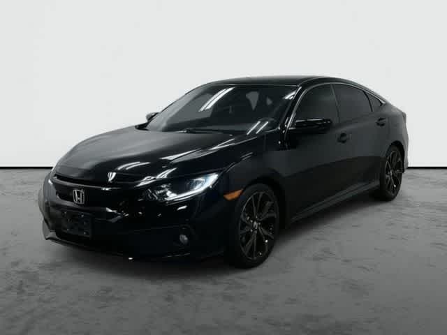 2020 Honda Civic Sedan Sport Crystal Black Pearl at Westside Kia