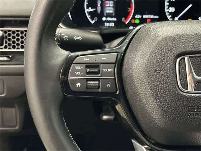 2024 Honda Civic Hatchback EX-L Crystal Black Pearl at Sterling McCall Acura