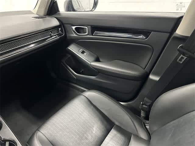 2024 Honda Civic Hatchback EX-L Crystal Black Pearl at Sterling McCall Acura