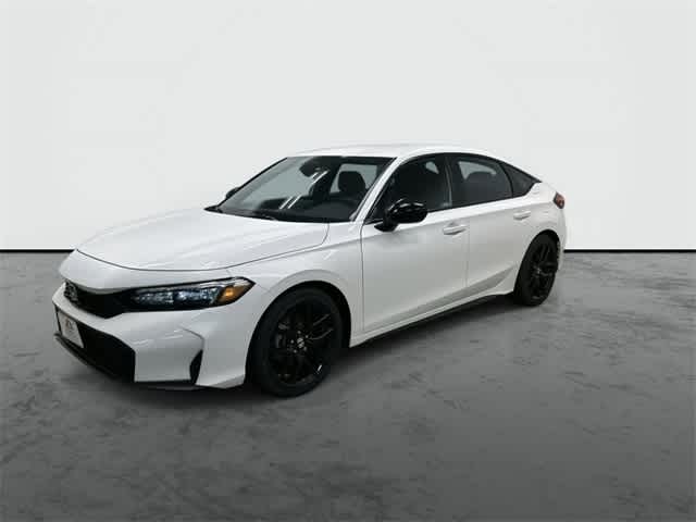 2026 Honda Civic Hatchback Sport Platinum White Pearl at Honda of Clear Lake