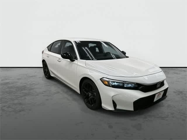 2026 Honda Civic Hatchback Sport Platinum White Pearl at Honda of Clear Lake