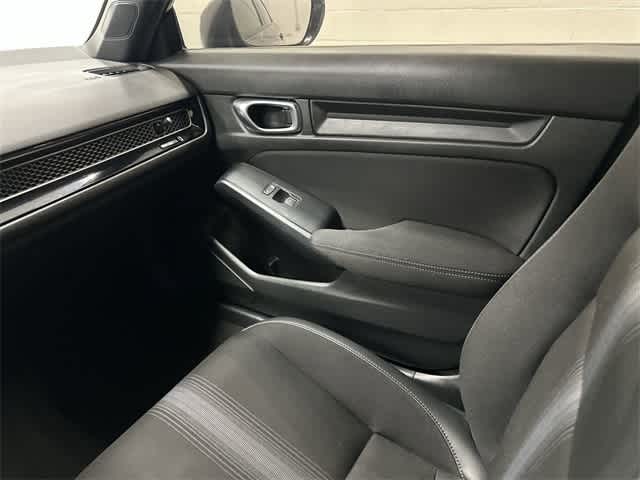 2024 Honda Civic Hatchback Sport Crystal Black Pearl at Sterling McCall Acura