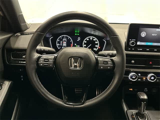 2024 Honda Civic Hatchback Sport Crystal Black Pearl at Sterling McCall Acura