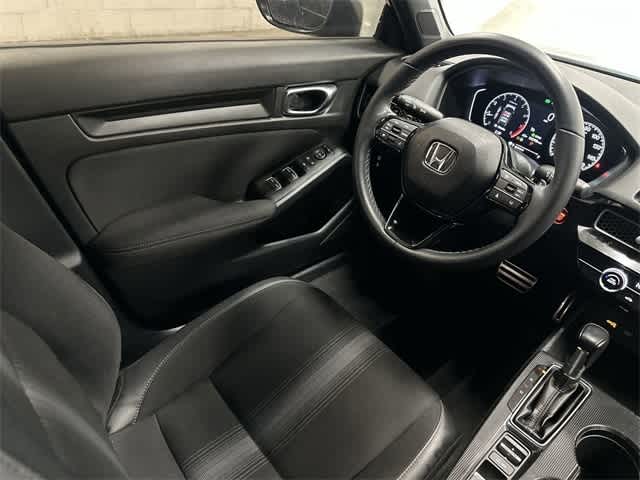 2024 Honda Civic Hatchback Sport Crystal Black Pearl at Sterling McCall Acura