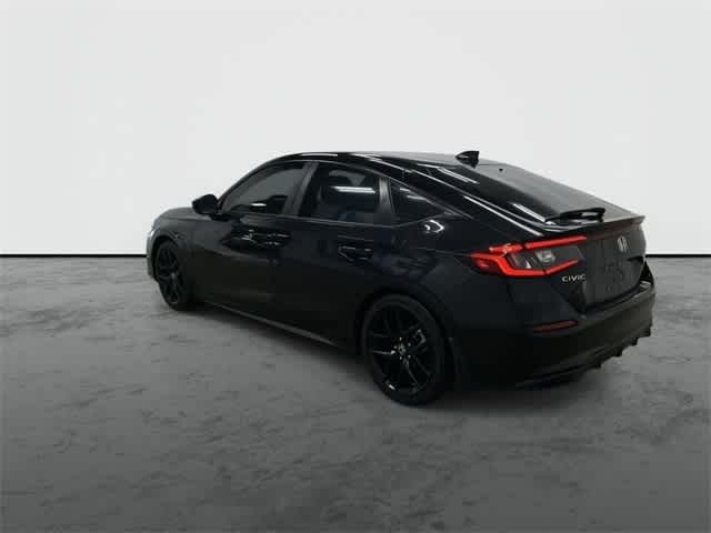2024 Honda Civic Hatchback Sport Crystal Black Pearl at Sterling McCall Acura