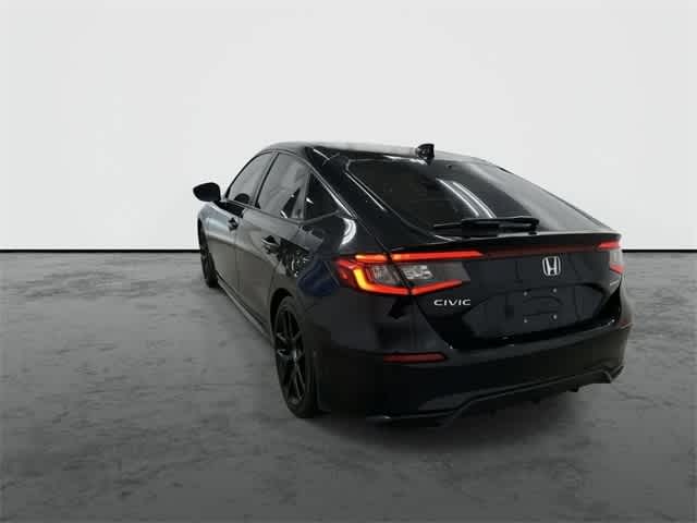 2024 Honda Civic Hatchback Sport Crystal Black Pearl at Sterling McCall Acura