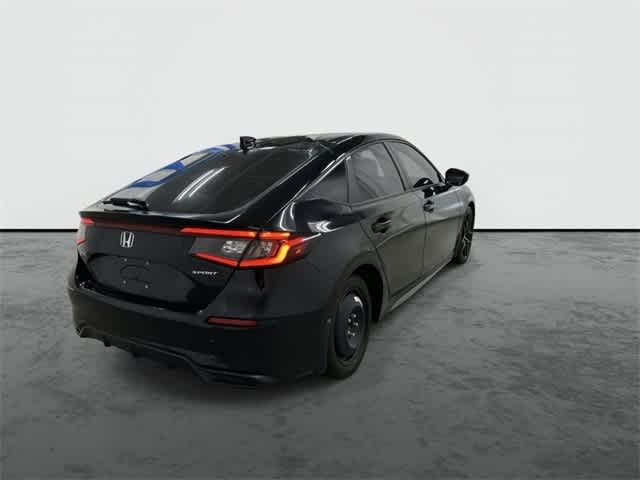 2024 Honda Civic Hatchback Sport Crystal Black Pearl at Sterling McCall Acura