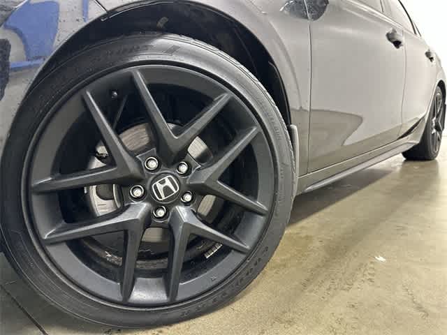 2024 Honda Civic Hatchback Sport Crystal Black Pearl at Sterling McCall Acura