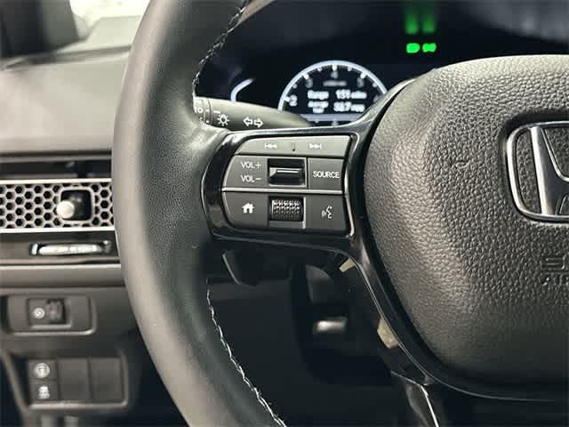 2024 Honda Civic Hatchback Sport Crystal Black Pearl at Sterling McCall Acura