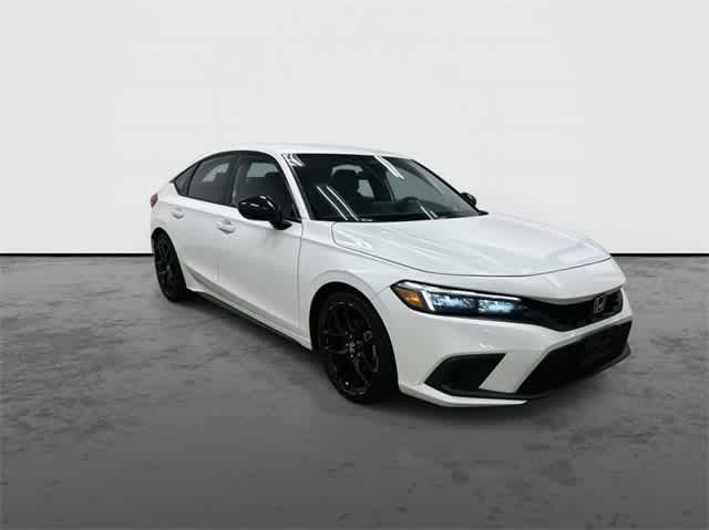 2024 Honda Civic Hatchback Sport Platinum White Pearl at Sterling McCall Lexus of Clear Lake