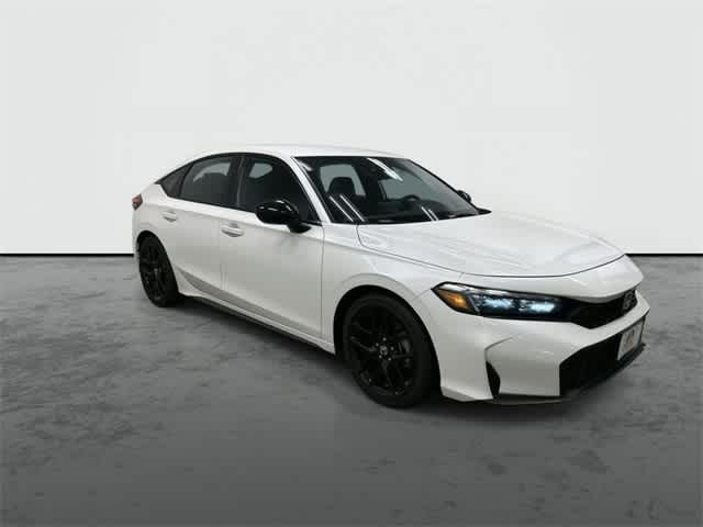 2025 Honda Civic Hatchback Sport Platinum White Pearl at Sterling McCall Acura