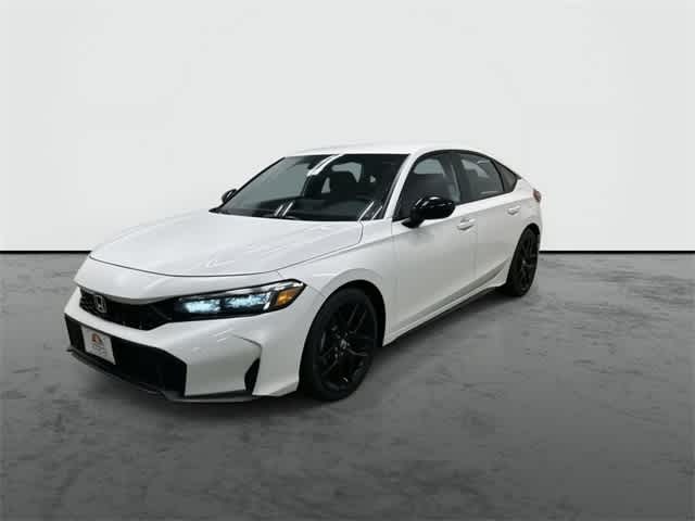 2025 Honda Civic Hatchback Sport Platinum White Pearl at Sterling McCall Acura