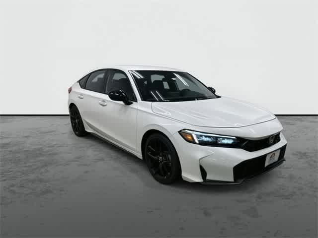 2025 Honda Civic Hatchback Sport Platinum White Pearl at Sterling McCall Acura