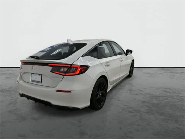 2025 Honda Civic Hatchback Sport Platinum White Pearl at Sterling McCall Acura