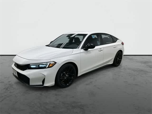 2025 Honda Civic Hatchback Sport Platinum White Pearl at Sterling McCall Acura